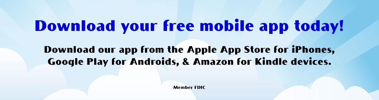 Mobile Banking landing page